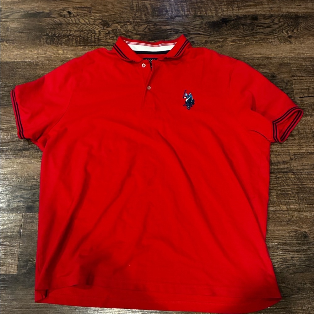 U.S. Polo Assn. Red Polo Shirt